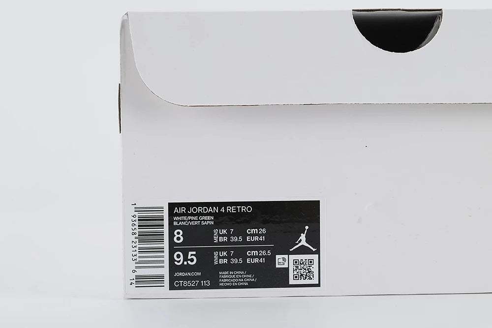 Jordan 4 Retro Metallic Green Reps
